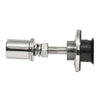 A side profile of the swivel combination fastener showing the internal spring mechanism and threaded assembly.