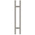 CRL 36 in Brushed Nickel Ladder Door Pull Handle