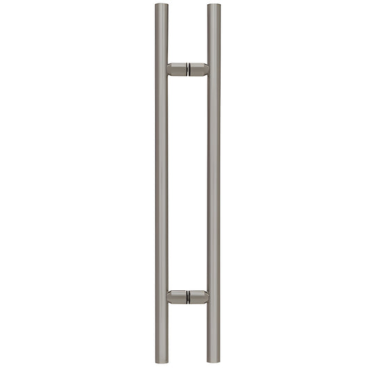 LP36BN ladder-style 36 in brushed nickel tubular shower pull, 1-1/4 in diameter, back-to-back mount