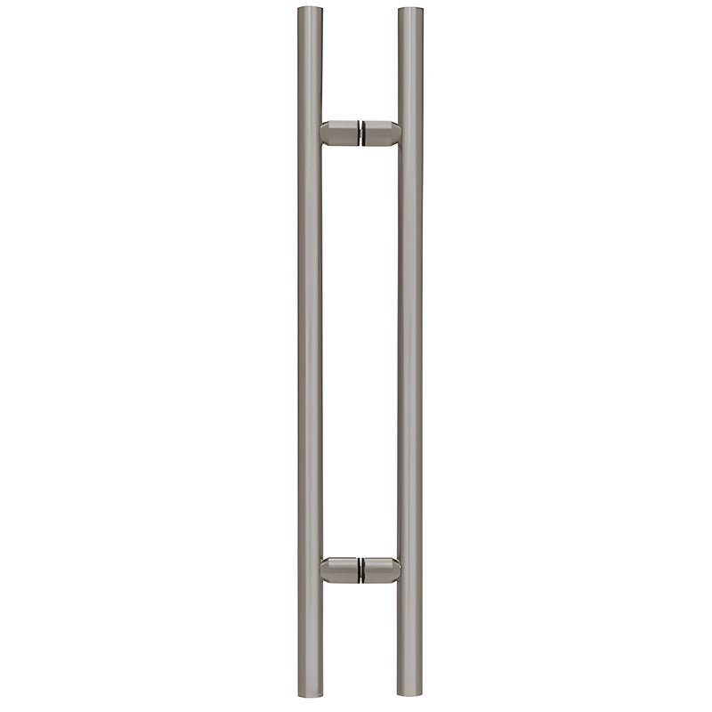 LP36BN ladder-style 36 in brushed nickel tubular shower pull, 1-1/4 in diameter, back-to-back mount