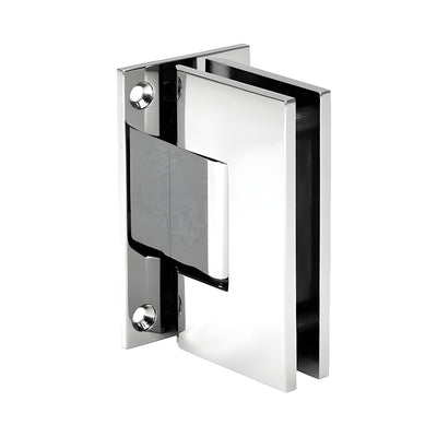 CRL Vienna 537 Polished Chrome 5° Pre-Set Wall-Mount Shower Hinge