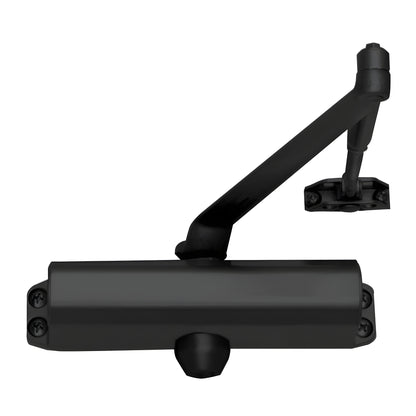 Black CRL DC54BLK surface-mount door closer, size 4 with parallel arm, ANSI Grade 1.