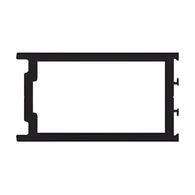 CRL-U.S. Aluminum 800 Durafront Adjustable Door Astragal, Dark Bronze 21'2"