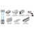 CRL 144 in Satin Anodized Anti-Lift Rolling Track for Sliding Doors