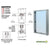 CRL Satin Anodized Aluminum Narrow Inset Glazed Door Vision Window