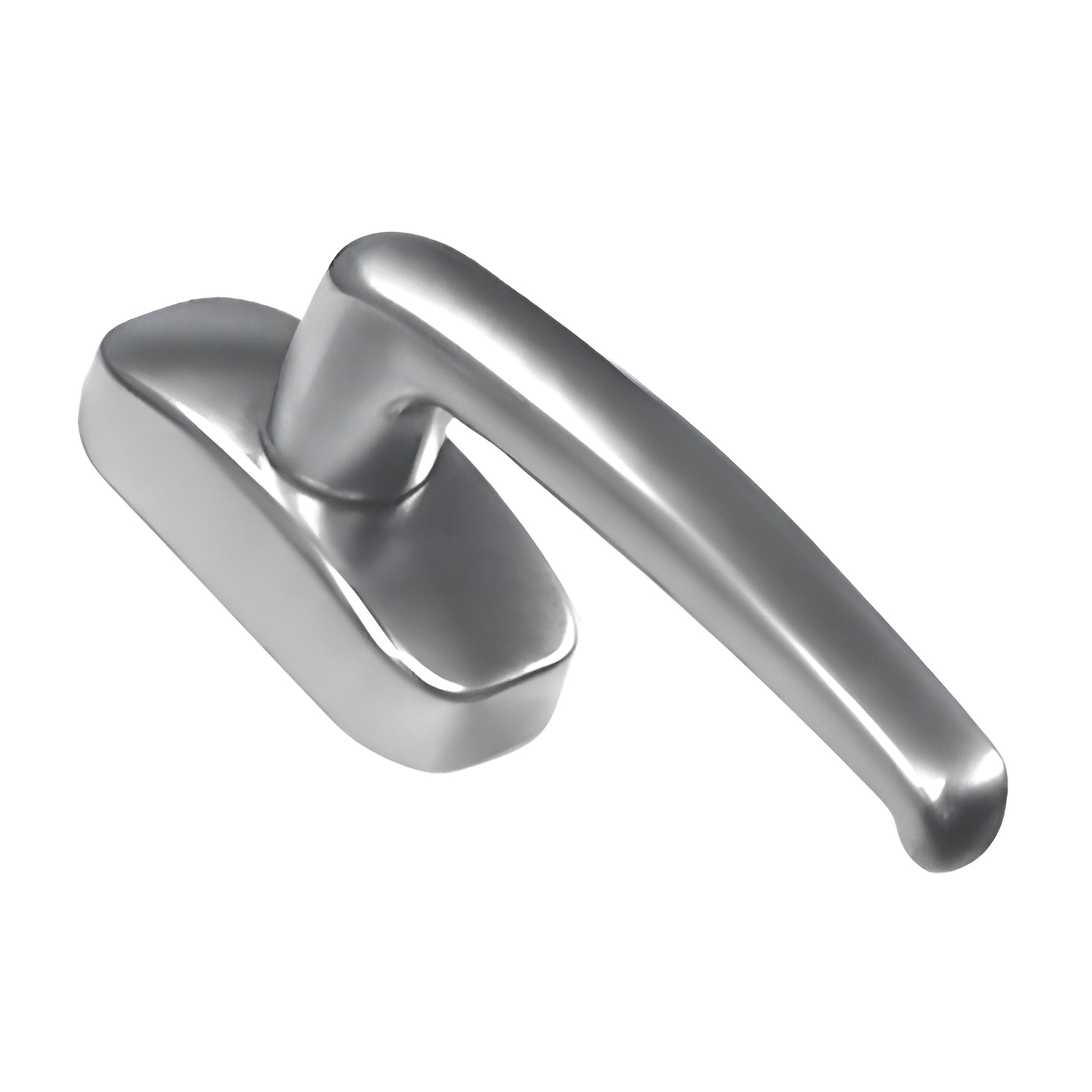 Satin chrome multi-point locking window handle, OEM replacement for 7600 concealed vent window (SKU EUR1248SC)