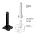 CRL Black AWS Steel 135° Stanchion for Rectangular Center Posts