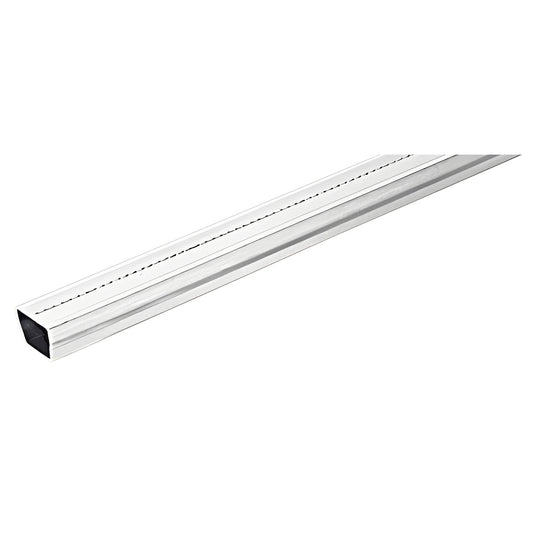 Clear anodized single-seal insulating glass spacer, 152 length, 9/16" width - SKU 3940