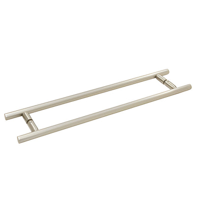 CRL 18-inch Brushed Nickel Back-to-Back Double Towel Bar