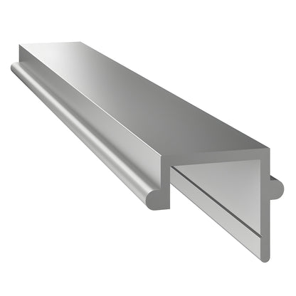 CPF96S 96-inch sky-white Cielo post filler - long rectangular snap-in profile for windscreens, clean finished trim.