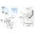 CRL Satin Anodized Glass Door Patch Connector with Support Fin