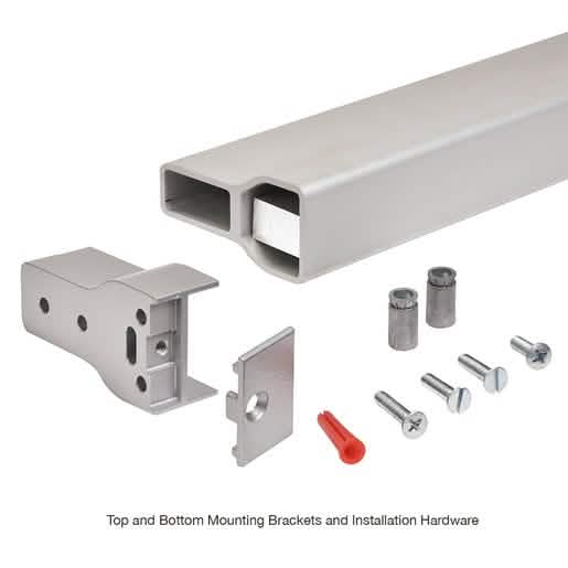 CRL Satin Aluminum Jackson® 896 Removable Mullion for 1095 Rim Panic Exit Device