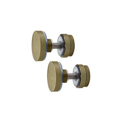 Sleek CRL Brushed Bronze Steel Deluxe 180° Serenity Sliding System, 95" Length