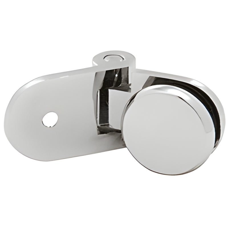 Polished chrome solid brass Hydroslide bi-fold shower door hinge (HYDH037CH) for 8-10mm tempered glass