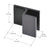 CRL Oil-Rubbed Bronze Square Glass Door Stop for 1/2 in. Glass Doors