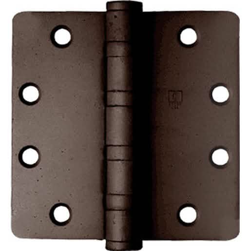 CRL Bronze Heavy Duty 1/4" Radius Ball Bearing Template Butt Hinge - Secure & Durable
