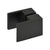 CRL Matte Black Back-to-Back Paddle Door Knob - Door Hardware