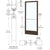 CRL-U.S. Series 250 Geared Hinge, Black Anodized, Narrow Stile