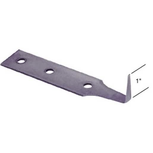 CRL 1" Long Shank Stainless Steel Cold Knife Blade for precise cutting, durable tool.