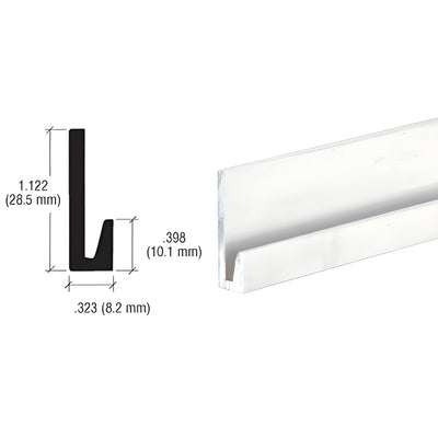 CRL Mill-Finish J-Hanger Cleat for Glass Door Hardware