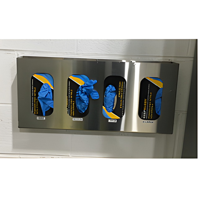 4 Box Wall Mounted Stainless Steel Dispenser- 1 Ea