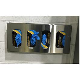 4 Box Wall Mounted Stainless Steel Dispenser- 1 Ea