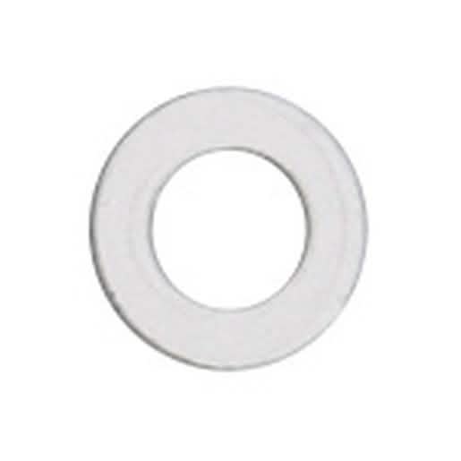 Clear vinyl washer with large hole for easy installation, 1/2" diameter, CRL replacement.