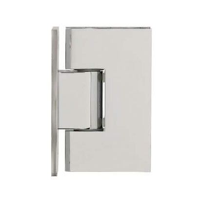 CRL Polished Chrome Victoria Series Wall Mount Full Back Plate Hinge for Glass Doors