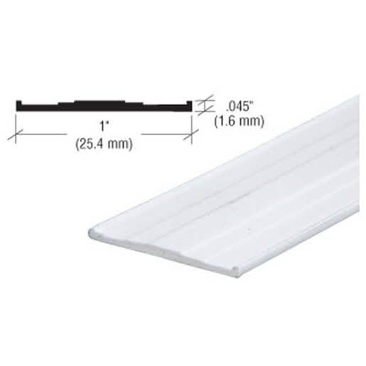 CRL White PVC Flat Grid - 96", durable window accessory for enhanced design and privacy.