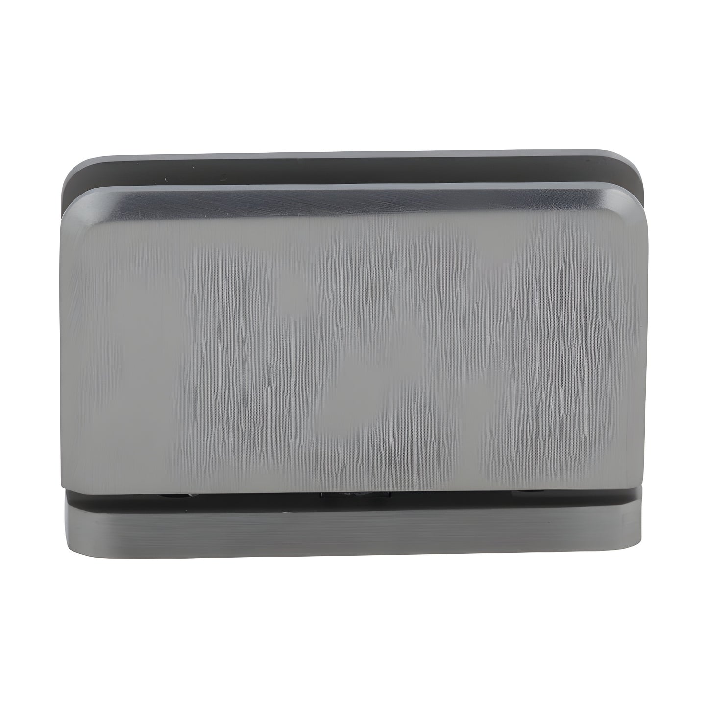 PPH01BN brushed nickel brass pivot hinge for 8-10 mm tempered glass shower door, beveled.