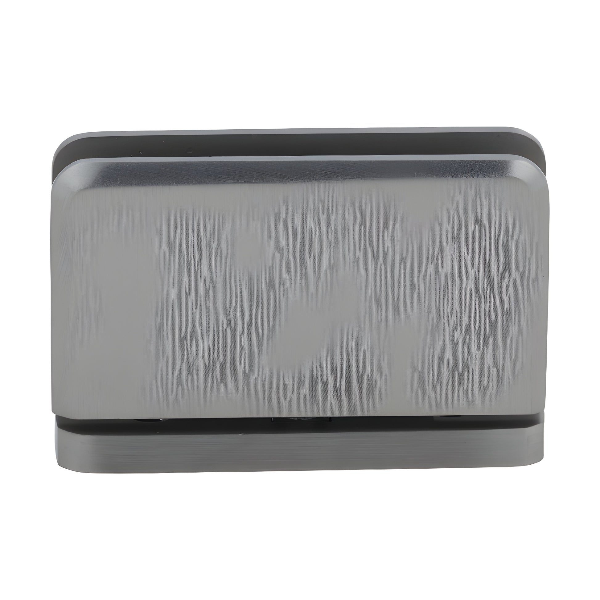 PPH01BN brushed nickel brass pivot hinge for 8-10 mm tempered glass shower door, beveled.