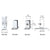 CRL Chrome Short-Leg Set-Screw Glass Clamp 1/4–5/16 in