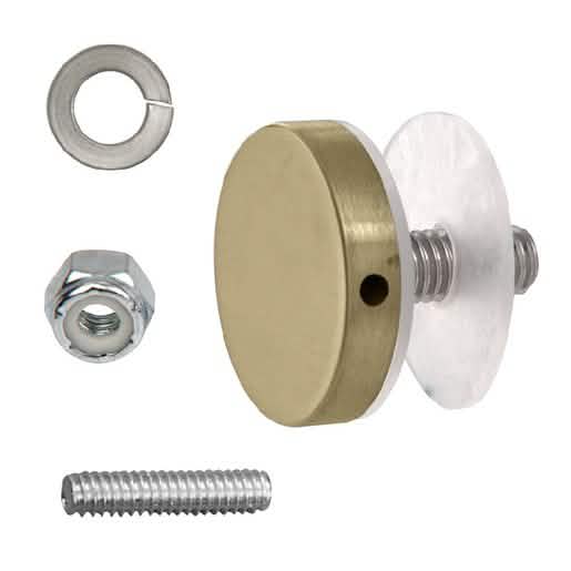 CRL Brushed Bronze Crescent 90° Accessory Kit - Stylish Finish for Modern Interiors