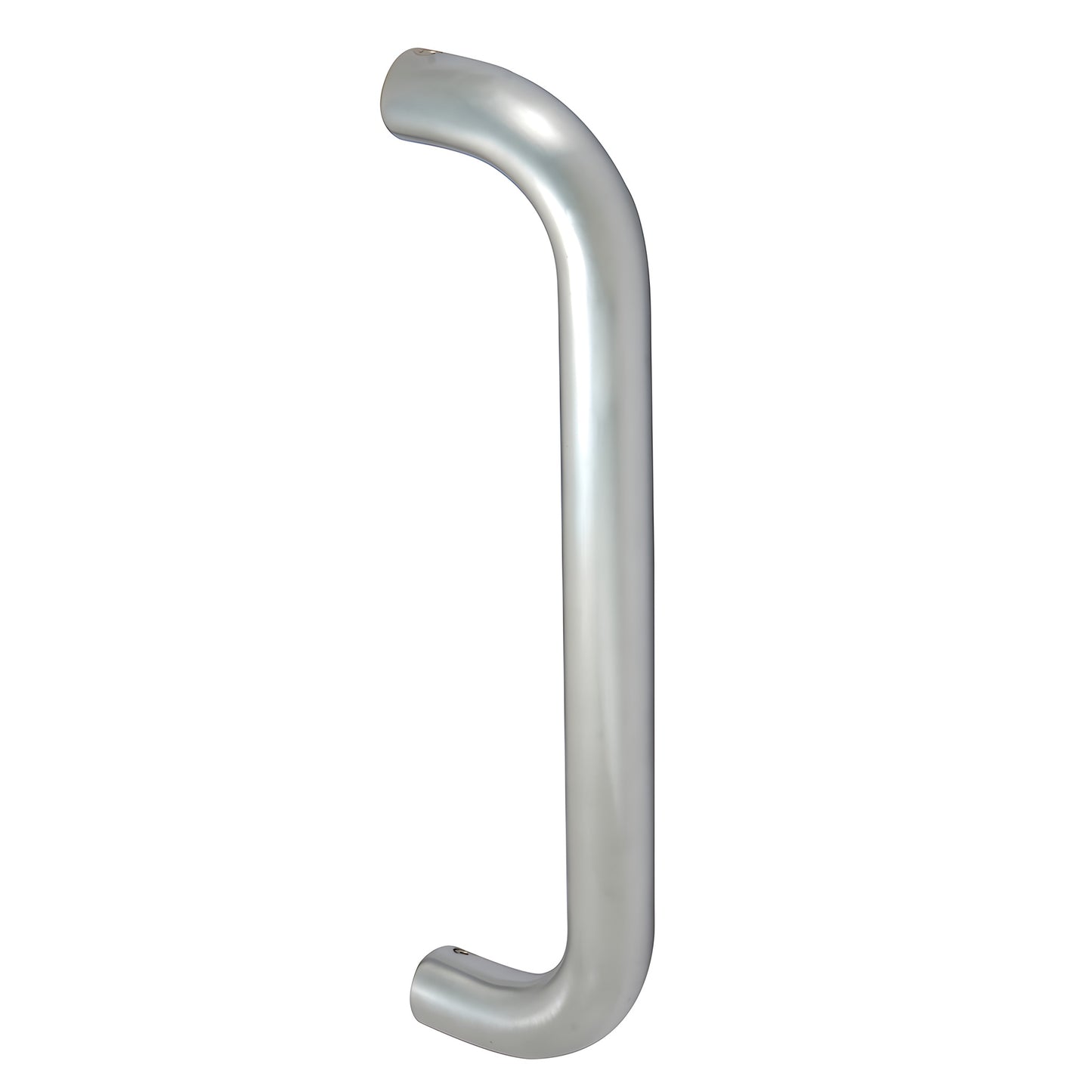Clear anodized 1 in aluminum Astral II straight pull handle, 12 in long, 25 mm diameter. SKU PR0221112