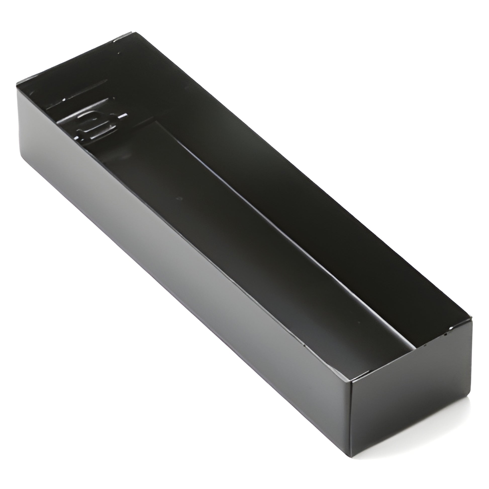 CRL84CB black metal replacement closer box for CRL 8400 series, long rectangular mounting box, 11-1/2 in.