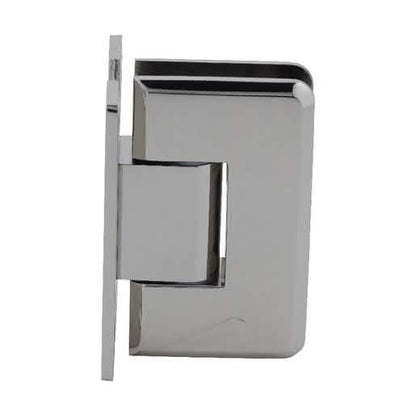 CRL Polished Nickel Cologne 337 Series Adjustable Wall Mount Hinge - Sleek and Durable