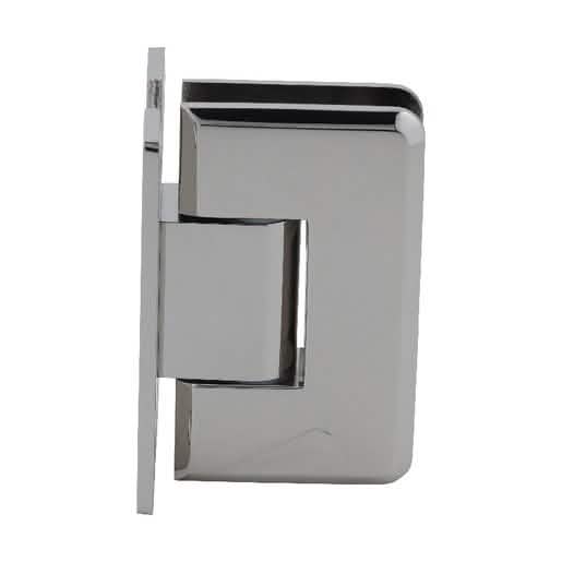 CRL Polished Nickel Cologne 337 Series Adjustable Wall Mount Hinge - Sleek and Durable