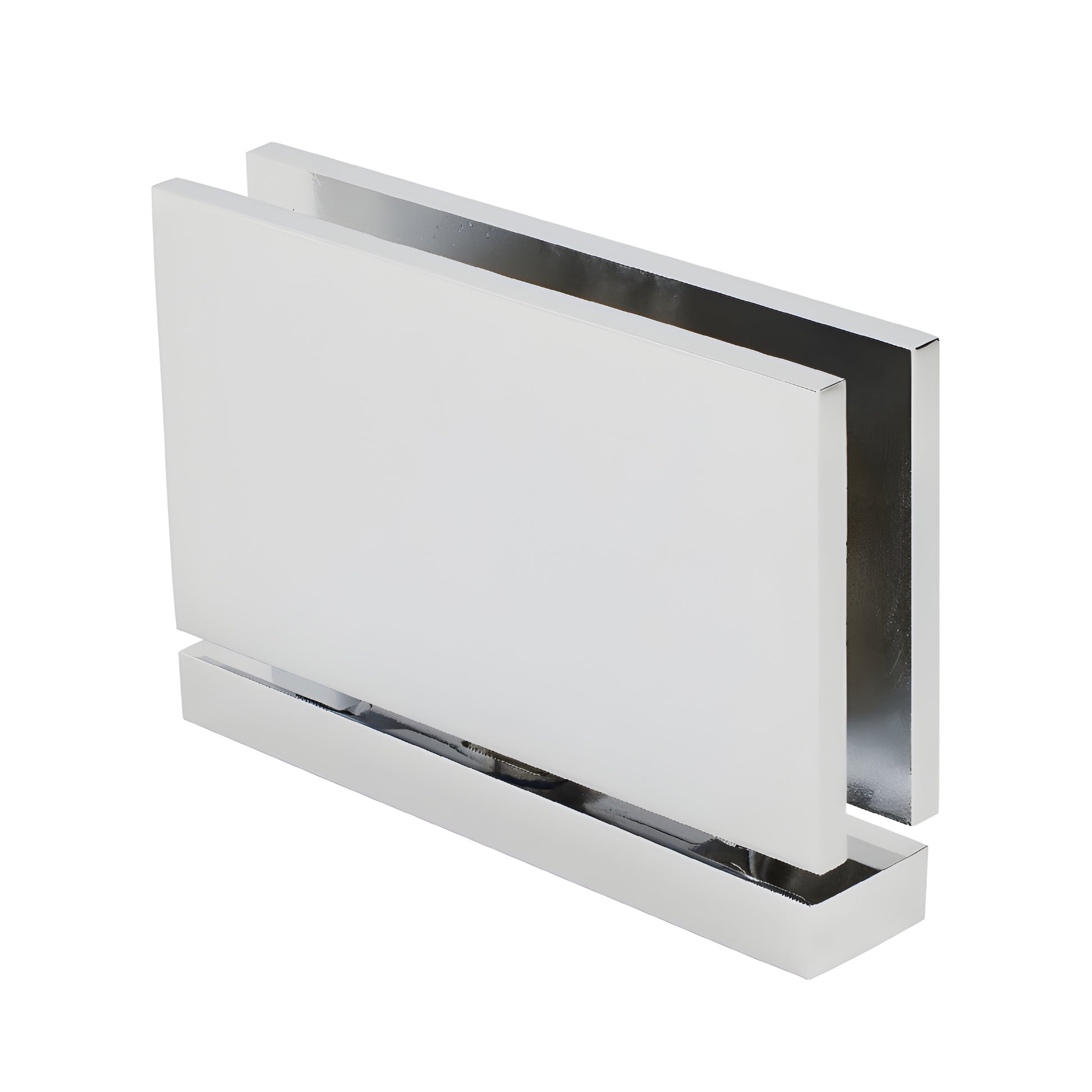 Polished chrome solid-brass top/bottom pivot hinge for 12mm glass shower door - SRCAR01CH