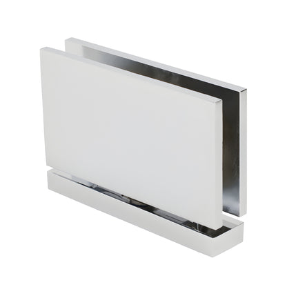 Polished chrome solid-brass top/bottom pivot hinge for 12mm glass shower door - SRCAR01CH