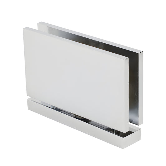 Polished chrome solid-brass top/bottom pivot hinge for 12mm glass shower door - SRCAR01CH