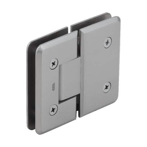 CRL Brushed Nickel Cologne 180º Glass-to-Glass Hinge: Elegant, durable shower hardware.