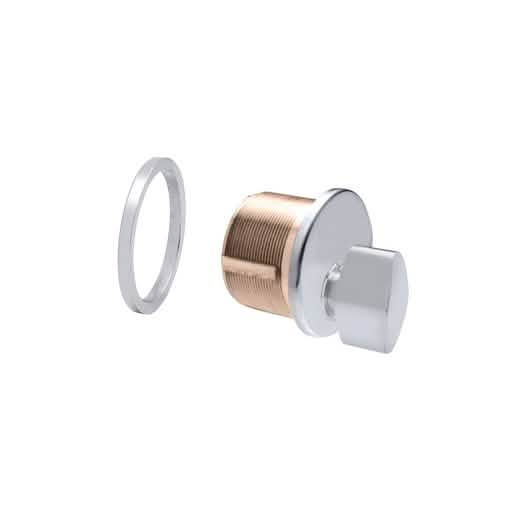 CRL Satin Anodized Mortise Thumbturn Cylinder - Durable, stylish, secure door hardware
