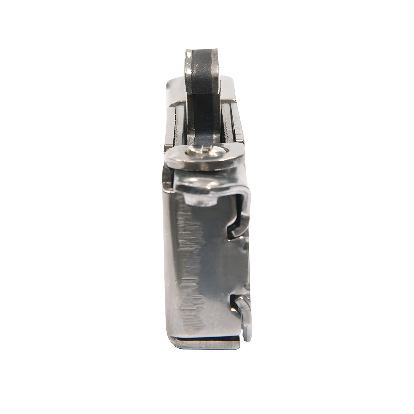 CRL mortise lock E2014, steel 1/2 in housing with adjustable hook, round end faceplate and 45 keyway for W&F doors