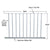 CRL Mill Series 200/300/350/400 48x36 in Picket Fence Panel
