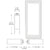 CRL-U.S. Aluminum 550W Offset-Hung Entrance Door White KYNAR No-Prep