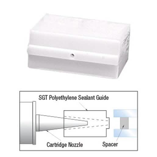 "CRL 1/4" Polyethylene Sealant Guide: Durable, flexible tool for precise sealant applicati