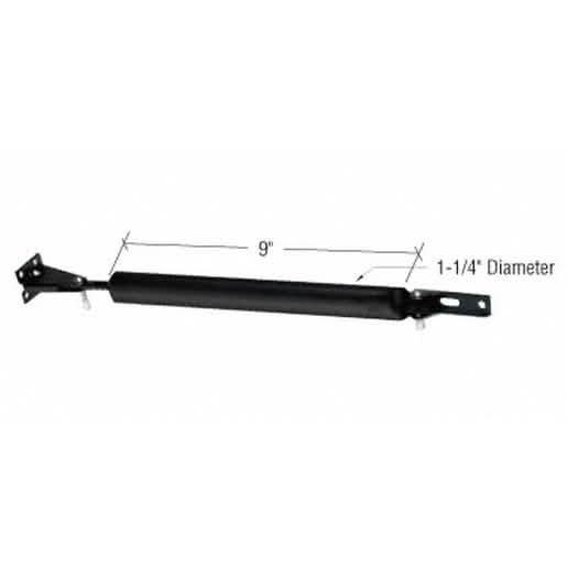 CRL Black Screen Door Pneumatic Closer Medium Duty - Durable & Reliable Performance
