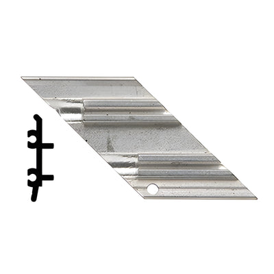 CRL-U.S. Aluminum 90° Right-Hand Anchor Clip Outside Corner, 4-Pack