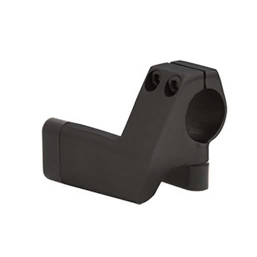 CRL Matte Black Laguna Double Roller Right Hand Door Stop for Top Tube - Product Image