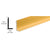 CRL Brite Gold Anodized 1/4" Aluminum L-Bar Corner Trim